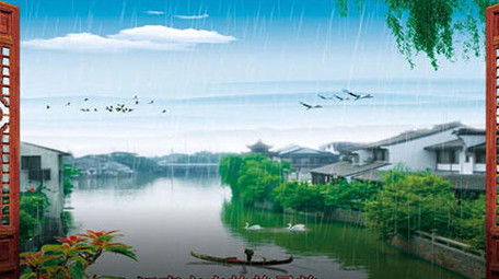 轻调江南中国风会声会影模板