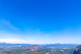 祖国大好<strong>河山</strong>广东丹霞山丹霞地貌航拍摄影图