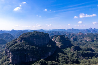 祖国壮丽<strong>河山</strong>韶关丹霞山航拍摄影图