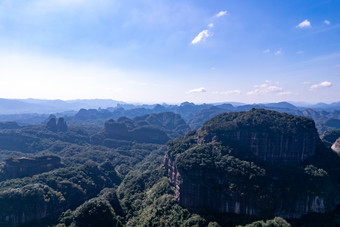 祖国壮丽河山韶关丹霞山航拍摄影图