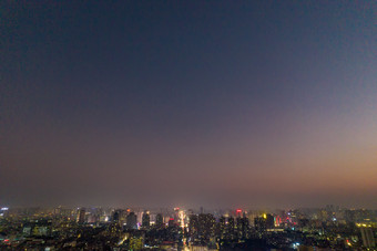 <strong>广西北海</strong>城市夜景灯光航拍摄影图