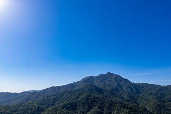 祖国大好河山肇庆鼎湖山5A景区航拍摄影图