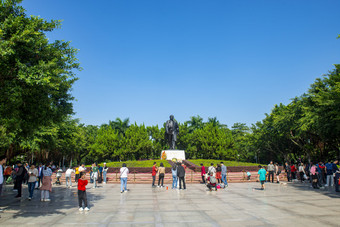 深圳风景莲花山公园铜像