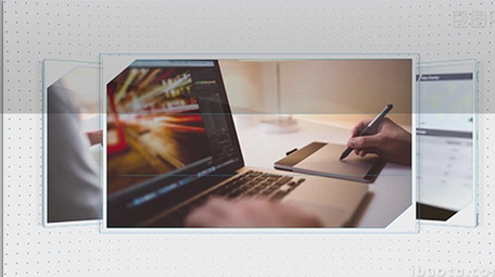 网站设计宣传公司企业商务图文动画模板