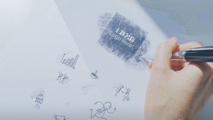 高科技企业LOGO演绎片头PR模板视频素材下