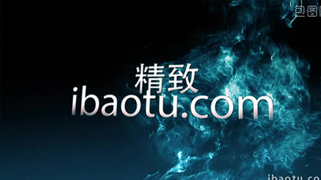 蓝色震撼星空粒子图文展示模板