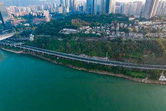 <strong>重庆长江大桥</strong>风光航拍摄影图