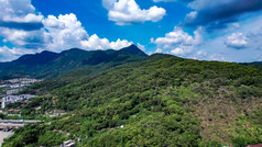 福建福州鼓山风景区航拍