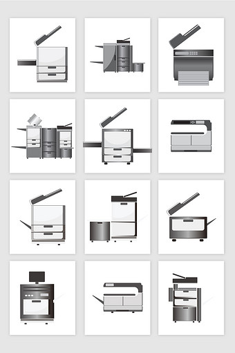 打印机图片_打印机模板下载_打印机设计素材