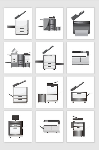 打印机图片_打印机模板下载_打印机设计素材