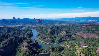 祖国大好<strong>河山</strong>广东丹霞山5A景区航拍