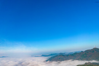 祖国大好河山云海航拍摄影图