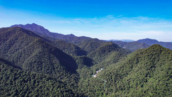 祖国大好河山肇庆鼎湖山5A景区蝴蝶湖航拍