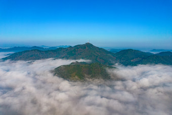 祖国大好<strong>河山</strong>云海航拍摄影图