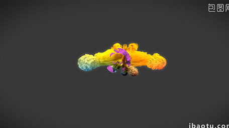 炫酷 彩色粒子片头LOGo模板