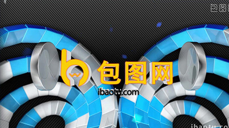 3d机械球体科技图文展示模板