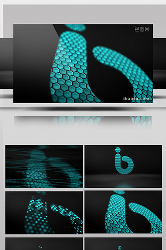 科技科幻电子变幻Logo演绎动画AE模板图片