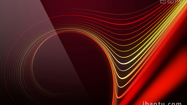 喜庆时尚科技红色动感线条波纹背景视频合集