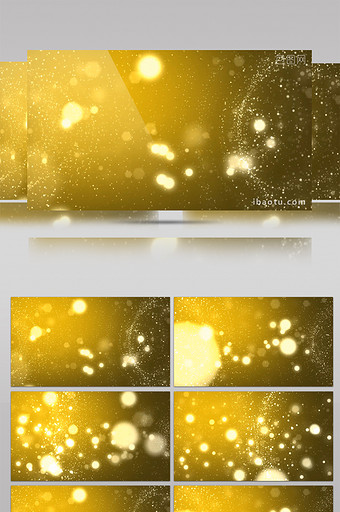 金色粒子晚会开场视频素材图片