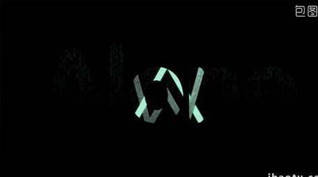 片头片尾镂空字体Pr视频效果模板