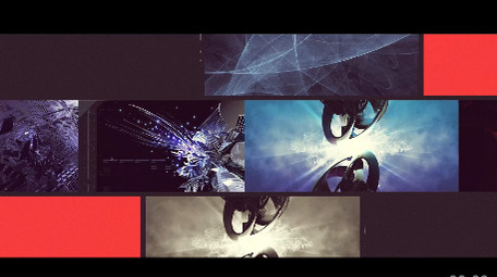 时尚动感震撼节奏鼓点快闪图文展示ae模版