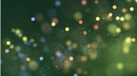 绿色梦幻粒子光点流动背景循环高清视频