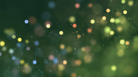 绿色梦幻粒子光点流动背景循环高清视频