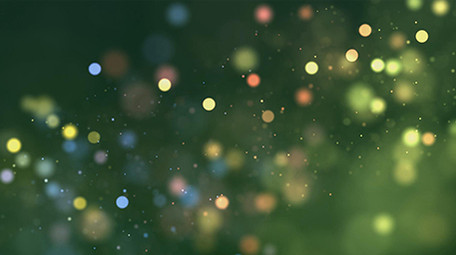 绿色梦幻粒子光点流动背景循环高清视频