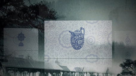 水墨风景水墨国画中国风背景视频