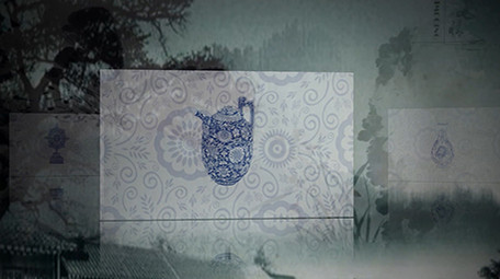 水墨风景水墨国画中国风背景视频