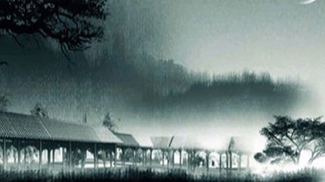 水墨风景水墨国画中国风背景视频