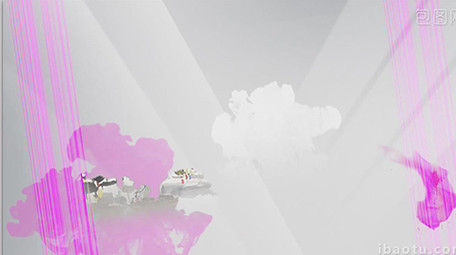 中国风水墨图文展示片头PR模板