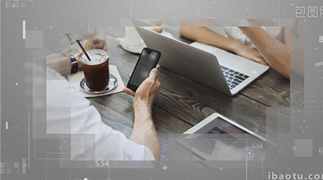 科技商务宣传展示会声会影模板