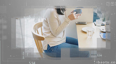 科技商务宣传展示会声会影模板