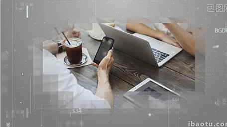 科技商务宣传展示会声会影模板