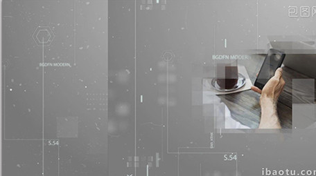 科技商务宣传展示会声会影模板