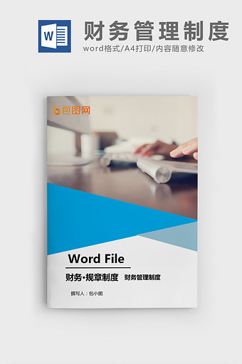 财务管理制度WORD模板图片