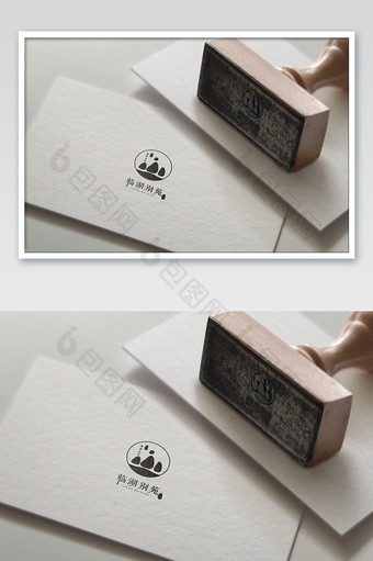 卡片名片烫金烫银印刷效果logo贴图图片