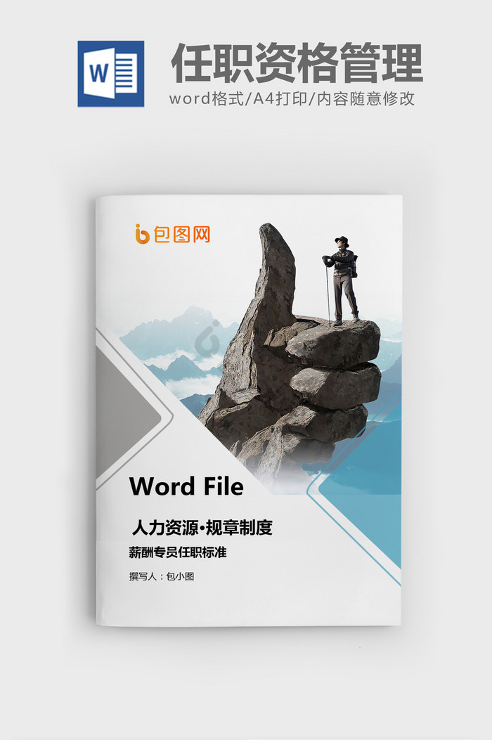 薪酬专员任职资格WORD模板