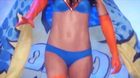 蓝色光点星空中炫美电影标题预告片AE模板