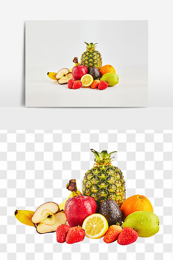 高清新鲜水果大组合素材图片