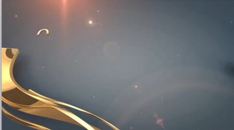 金色三维线条动画企业图文宣传片AE模板