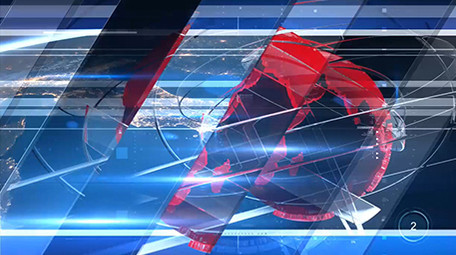 地球旋转新闻节目片头LOGO演绎AE模板