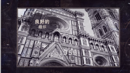 复古水墨晕染怀旧视差转场老照片相册AE模板