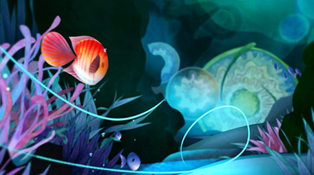 水墨中国风震撼舞台背景视频