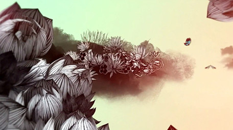 水墨中国风震撼舞台背景视频