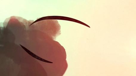 水墨中国风震撼舞台背景视频