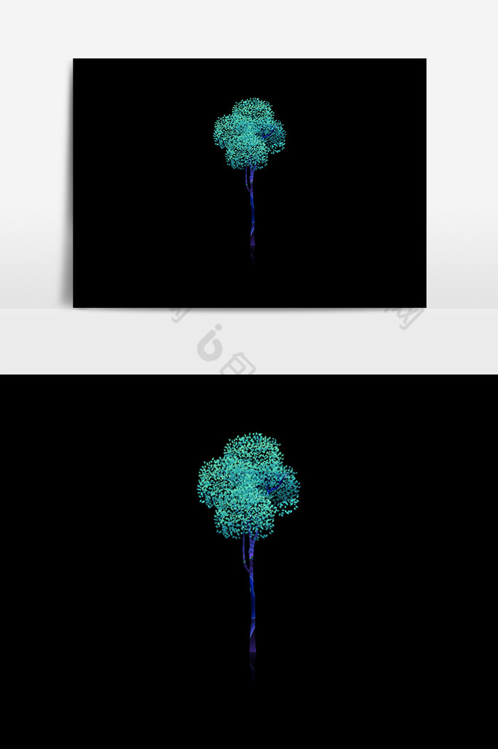 树林树游戏设计图片