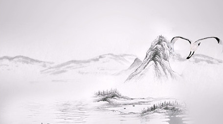 大气中国风水墨片头AE模板