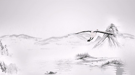 大气中国风水墨片头AE模板